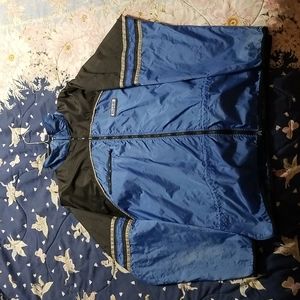 Buell wind breaker XL blue black 100 % nylon